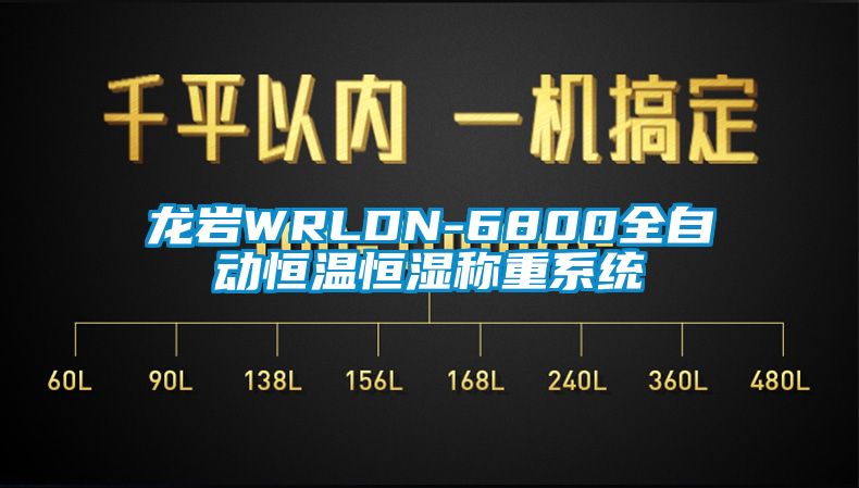 龍巖WRLDN-6800全自動恒溫恒濕稱重系統