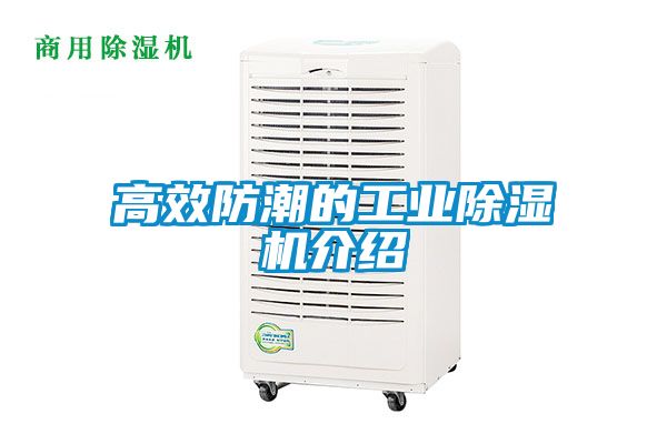 高效防潮的工業除濕機介紹